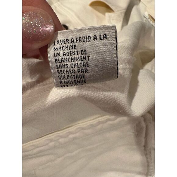 Talbots Women's Petite Ivory Denim Jacket Size S Casual Spring - Picture 11 of 11